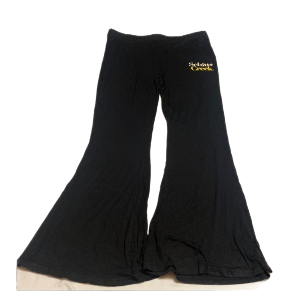 Isaac Morris LTD Women’s Black Schitts Creek bell bottom pants